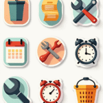 Household & Chores - Sticker Sheet v9